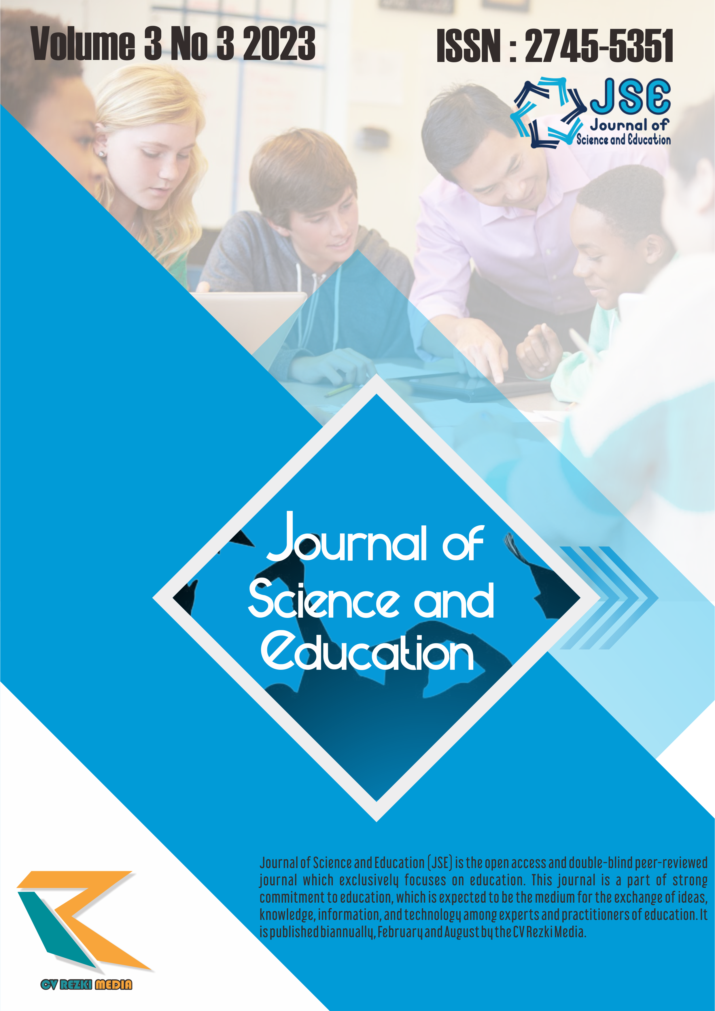 					View Vol. 3 No. 3 (2023): Journal of Science and Education (JSE)
				