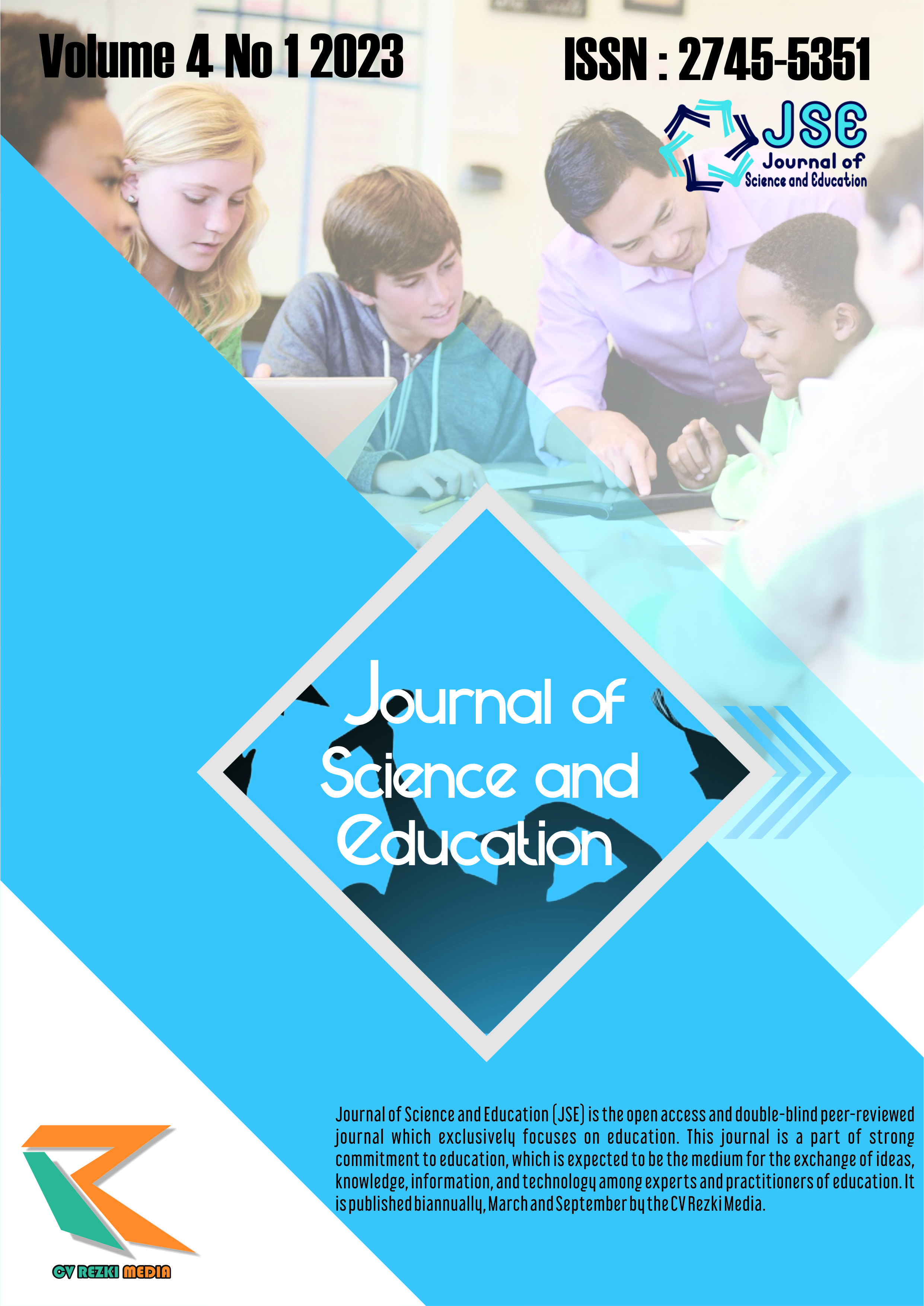 					View Vol. 4 No. 1 (2023): Journal of Science and Education (JSE)
				