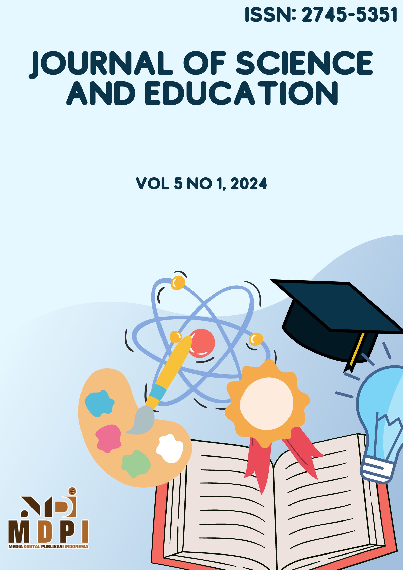 					View Vol. 5 No. 1 (2024): Journal of Science and Education (JSE)
				