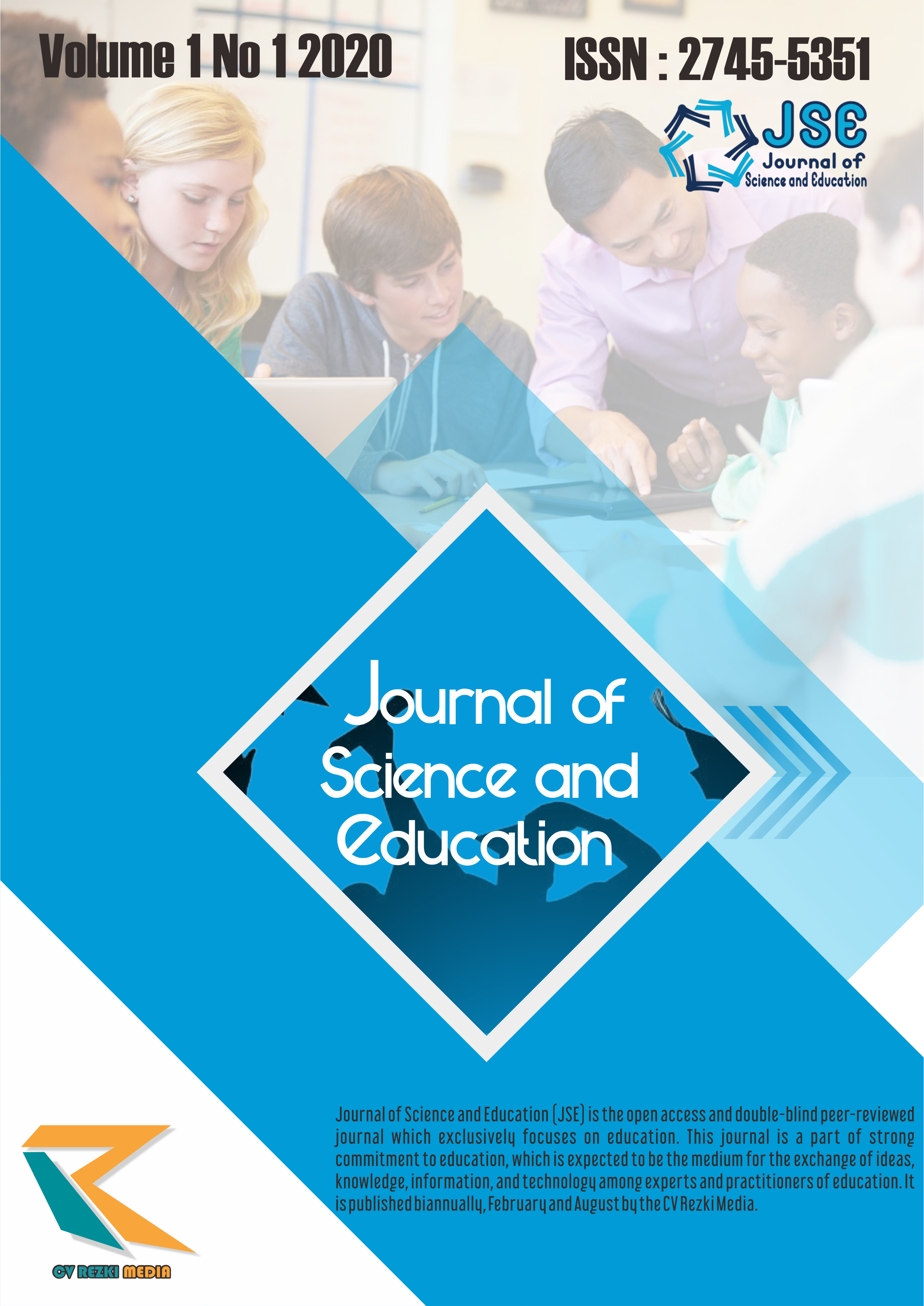 					View Vol. 1 No. 1 (2020): Journal of Science and Education (JSE)
				